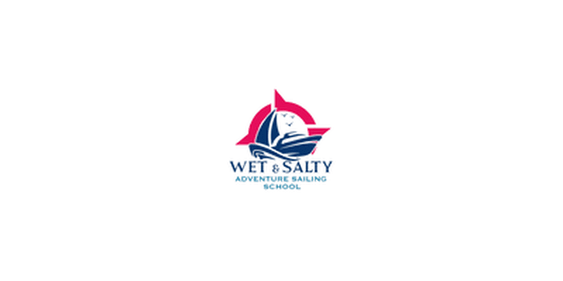 Wet & Salty Adventure Sailing School logo